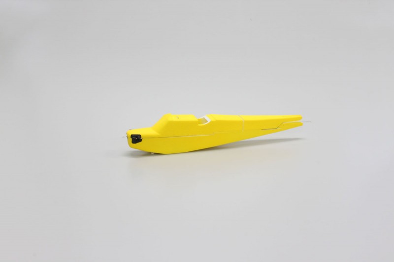 Fuselage Kyosho Minium Piper J3 4 Canaux Jaune - Pièce Détachée Neuve K.A0752-12J3